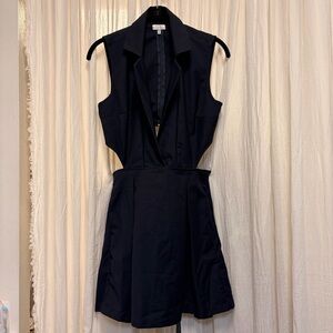 Tobi Black Opencut Dress